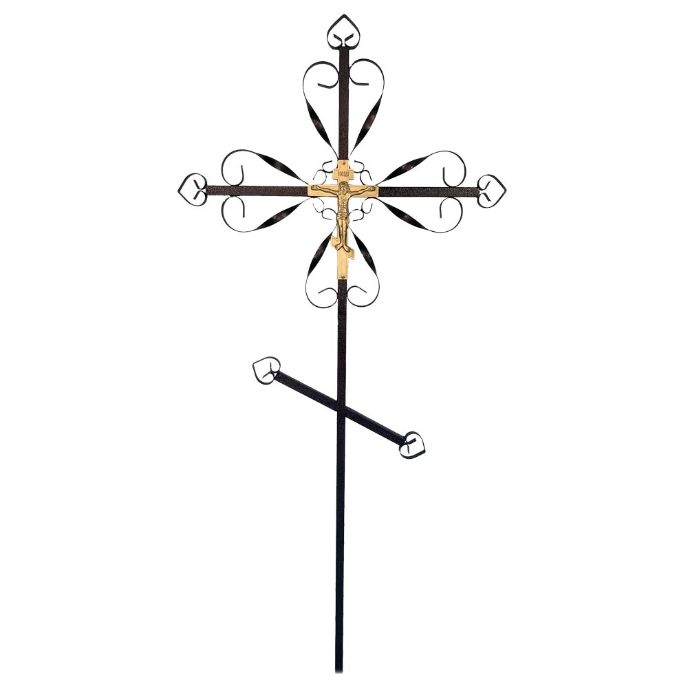 Крест металлический Ромашка